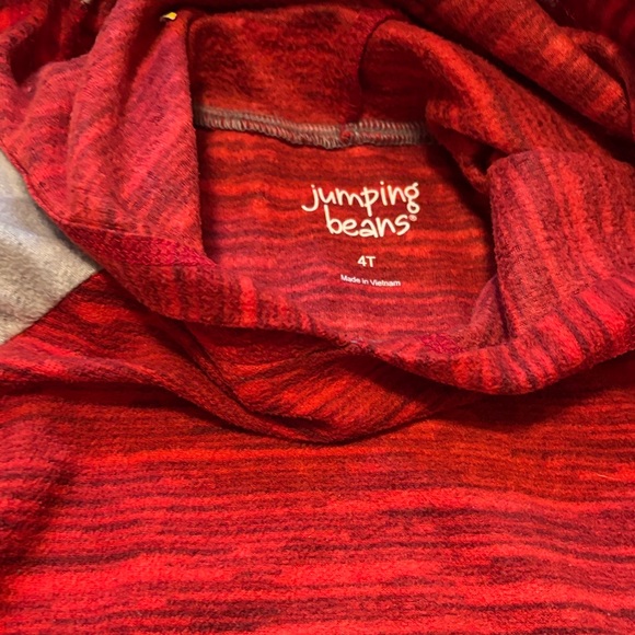 Jumping Beans Vibrant Red Pullover with Matching pants - size 4T (2 pieces set) - Picture 4 of 12